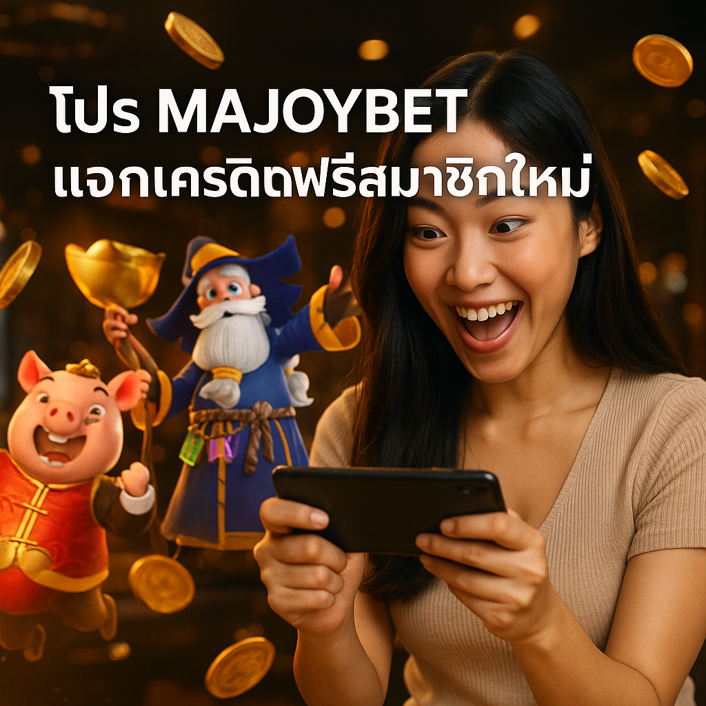 โปร MAJOYBET แจกเครดิตฟรีสมาชิกใหม่