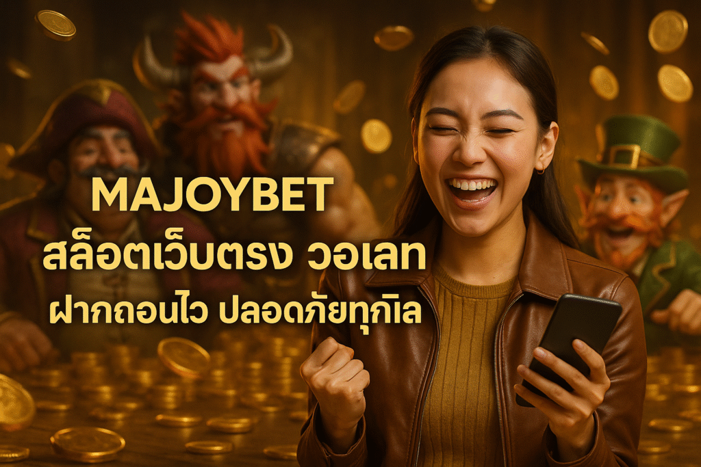 MAJOYBET สล็อตเว็บตรง วอเลท ฝากถอนไว ปลอดภัยทุกบิล
