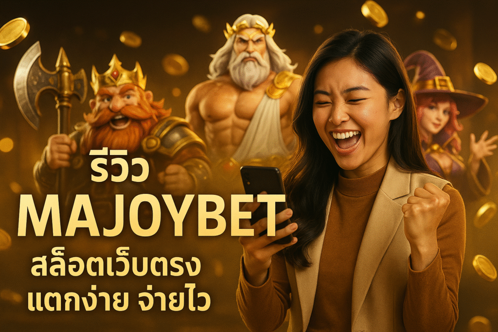 รีวิว MAJOYBET สล็อตเว็บตรง แตกง่าย จ่ายไว