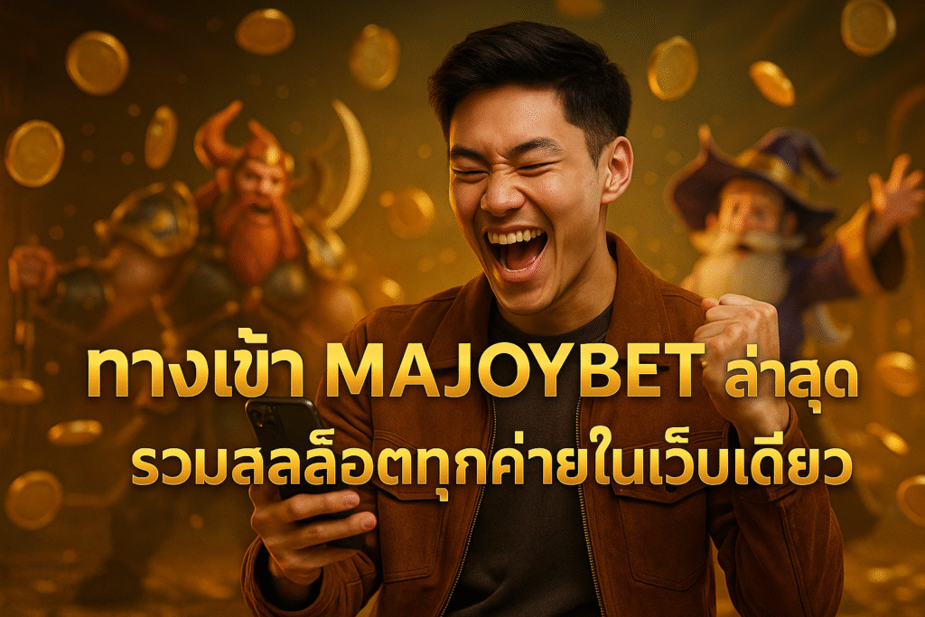 ทางเข้า MAJOYBET ล่าสุด รวมสล็อตทุกค่ายในเว็บเดียว